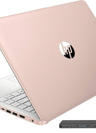HP Stream 14 inch HD BrightView Laptop, Intel Celeron N150, 16GB RAM, 288GB Storage (128GB UFS + 160GB Docking Station Set), Intel UHD Graphics, 720p Webcam, Wi-Fi, 1 Year Office 365, Win 11S, Gold