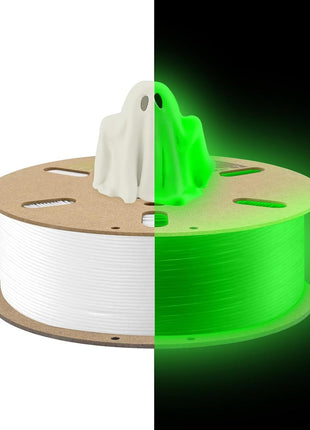 DURAMIC 3D PLA Glow Green in The Dark Filament 1.75mm 1Kg, 3D Printing Luminous Filament 1.75mm Dimensional Accuracy  0.02 mm, Fit Most FDM 3D Printers