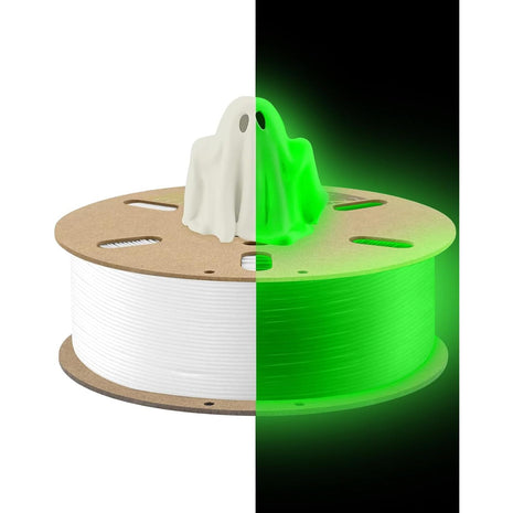 DURAMIC 3D PLA Glow Green in The Dark Filament 1.75mm 1Kg, 3D Printing Luminous Filament 1.75mm Dimensional Accuracy  0.02 mm, Fit Most FDM 3D Printers