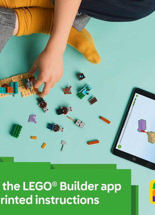 LEGO Minecraft The Illager Desert Patrol Toy Figures and Playset - Building Minecraft Toy for Kids, Boys and Girls, Ages 7+ - with 4 Figures for Pretend Play - Gift Idea for Birthdays - 21267