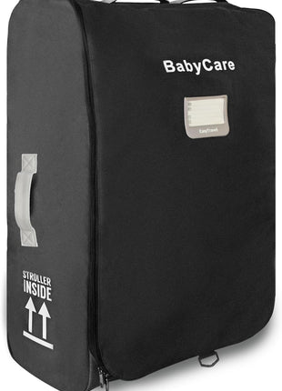 Stroller Travel Bag Compatible with UPPAbaby Vista, Vista V2, Cruz V2,Uppa-baby Bag With Wheels,Dual Handles,Luggage Tag for Airplane Flight Travel