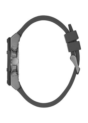 GUESS Silicone Analog Black Dial Men Watch-Gw0263G4, Black Band