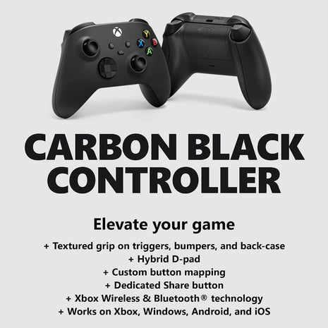 Xbox Core Controller - Carbon Black