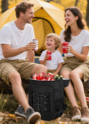 MIYCOO Cooler Backpack - 40 Cans Insulated Backpack Cooler for Men & Women, Portable 2 Leak Proof Compartments Coolers Bag for Beach Travel Picnic Lunch Hiking BBQ Camping