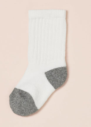 Amazon Essentials Unisex Kids and Toddlers' Cotton Cushioned Crew Socks, 10 Pairs