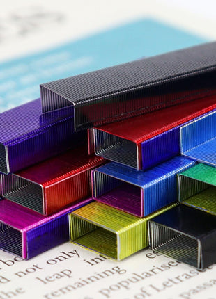 7‐Pack Colorful 26/6 Standard Staples, Refills for Desktop Office Staplers
