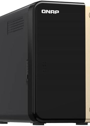 QNAP TS-264-8G-US 2 Bay High-Performance Desktop NAS with Intel Celeron Quad-core Processor, M.2 PCIe Slots and Dual 2.5GbE (2.5G/1G/100M) Network Connectivity (Diskless)