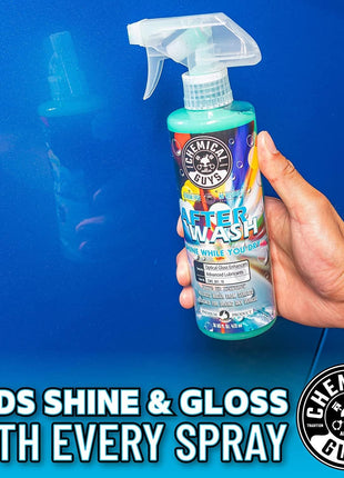 Chemical Guys HOL424 After Wash Sprayable Gloss Boosting Car Wash Drying Aid (Helps Reduce Water Spots, 16 fl oz) Super Dry Kit with Premium Microfiber Drying Towels, 24 inchx16 inch (3 Pack)