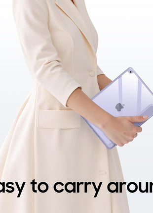 Fintie Hybrid Slim Clear Case for iPad 9th / 8th / 7th Generation 10.2 Inch