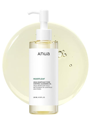 Anua Heartleaf Pore Control Cleansing Oil, Oil Cleanser for Face, Makeup Blackhead Remover, Korean Skin Care 6.76 fl oz(200ml) (original)