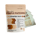 Hydrocolloid Pimple Patches -(3 Sizes,72-Count, 1 Pack) Truly Invisible Pimple Patches for Acne treatment- - Acne patches that match your skin tone and to wear under makeup (Starter Pack)