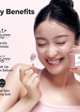 Beauty of Joseon Red Bean Pore Refreshing Mask Mud Cream Hydrating Wash Off Pack, Pore Cleansing Exfoliator, Korean Skin Care for Men and Women 140ml, 4.73 fl.oz