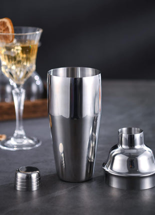 LUCKYGOOBO Cocktail Shaker,24oz Martini Shaker,Drink Shaker Mixer | Built-in Strainer,Professional Stainless Steel Margarita Mixer,Bartender Kit Gifts.