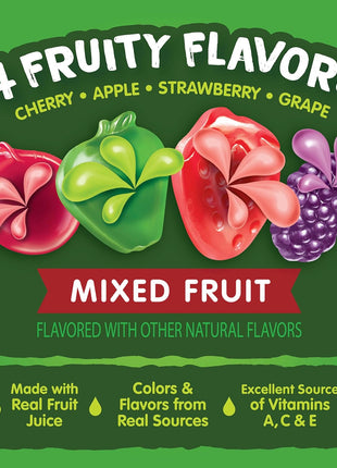 Black Forest, Juicy Burst, Fruit Flavored Snacks, Mixed Fruit Flavors, A Juicy Burst of Natural Flavors, Made with Real Fruit Juice, 0.8 oz 40 ct