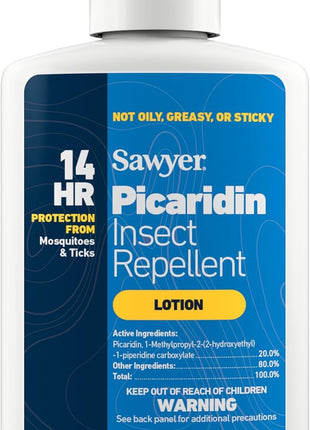 Sawyer Products SP564 Premium Insect Repellent with 20% Picaridin, Lotion, 4-Ounce