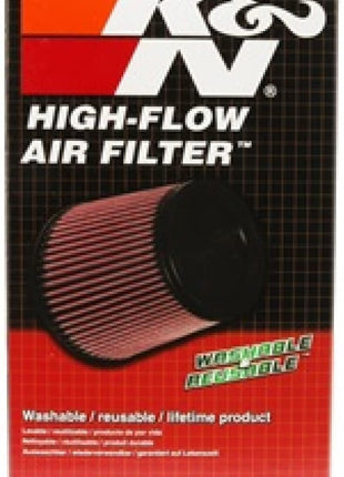 K&N High-Flow Original Lifetime Universal Clamp-On Air Filter: High Performance, Premium, Washable: Flange Diameter: 3.5 In, Filter Height: 8.5 In, Flange Length: 0.625 In, Shape: Round, RU-1785