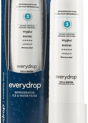 everydrop by Whirlpool Ice and Water Refrigerator Filter 3, EDR3RXD1, Single-Pack
