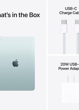 Apple iPad Air 11-inch with M3 chip Built for Apple Intelligence, Liquid Retina Display, 128GB, 12MP Front/Back Camera, Wi-Fi 6E, Touch ID, All-Day Battery Life — Blue
