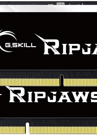 G.SKILL Ripjaws SO-DIMM 32GB (2 x 16GB) 262-Pin DDR5 SO-DIMM DDR5 4800 (PC4 38400) Laptop Memory Model F5-4800S3434A16GX2-RS