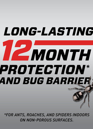 Ortho Home Defense Max Indoor Insect Barrier with Extended Reach Comfort Wand - Ready-To-Use Home Bug Spray, Kills Ants, Roaches, Spiders, Fleas and Ticks, 1 gal.