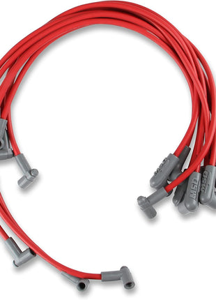 MSD 31359 Super Conductor Spark Plug Wire Set Red