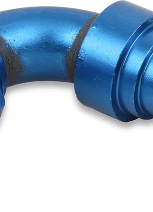 Earl's Performance 709167 Super Stock Blue and Red Anodized Aluminum -6AN 90-Degree Angled Push-on Hose End (709167ERL)