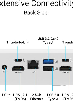 ASUS NUC 15 Pro+ Barebones Mini PC with Intel Series 2 Core Ultra 9 285H, up to 96GB DDR5 RAM, Dual Storage, ThunderboltTM 4, Wi-Fi 7 & Bluetooth 5.4, Toolless Silver Aluminum Chassis, with VESA Mount