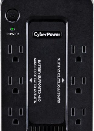CyberPower ST425 Standby UPS Battery Backup and Surge Protector | Uninterruptible power supply and surge protection with 425VA, 260W capacity and 8 outlets