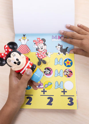 Melissa & Doug Sticker Wow!TM 24-Page Activity Pad and Sticker Stamper, 300 Stickers, Arts and Crafts Fidget Toy Collectible Character – Disney Minnie Mouse - for Kids Ages 3+ - FSC Certified