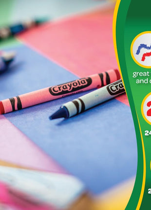 Crayola Crayons Bulk (24 Packs), Teacher Classroom Must Haves & Essentials, School Supplies for Kids, Gifts, Ages 3+ | School Supplies for Kids, Teacher Gifts, Ages 3+
