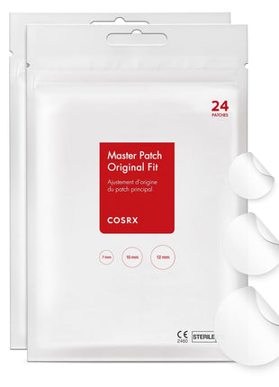 COSRX Maximized Acne Patch Duo - Acne Pimple Patch 2 Pack (48 Counts) + Master Patch Intensive X-Large (10 Counts), Powerful Acne Spot Treatment