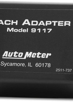 AUTO Meter 9117 Tachometer Adapter, Black