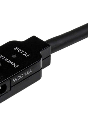 StarTech.com 5m USB 2.0 Active Extension Cable M/F - 5 meter USB A Male to USB A Female USB 2.0 Repeater / Extender Cable - Black - 15ft, TAA (USB2AAEXT5M)