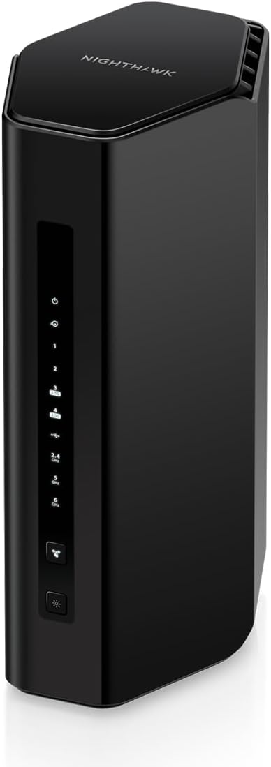 NETGEAR Nighthawk Tri-Band WiFi 7 Router (RS280S) - Router Only, BE9200 Wireless Speed (up to 9.2 Gbps) - Covers up to 2,500 sq. ft. - 2.5 Gig Internet Port ??1-Year Armor & Free Expert Help