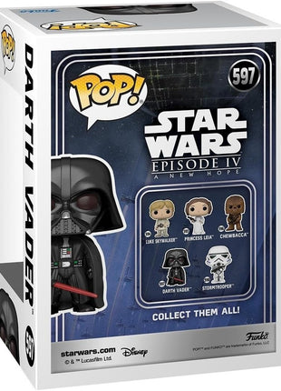 Funko POP! Star Wars: Darth Vader | Official Sci-Fi Merch - Collectable Vinyl Figurine for Shelf Display - Birthday Gift Idea for Fans and Collectors