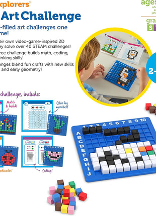 Learning Resources STEM Explorers Pixel Art Challenge