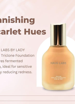 HAUS LABS BY LADY GAGA Triclone Skin Tech Medium Coverage Foundation with Fermented Arnica 190 Light Cool
