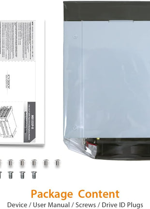 ICY DOCK 3 Bay 2.5"/ 3.5in SATA/SAS Hard Drive SSD Hot Swap Backplane Enclosure in 2X 5.25 Bay | FatCage MB153SP-B