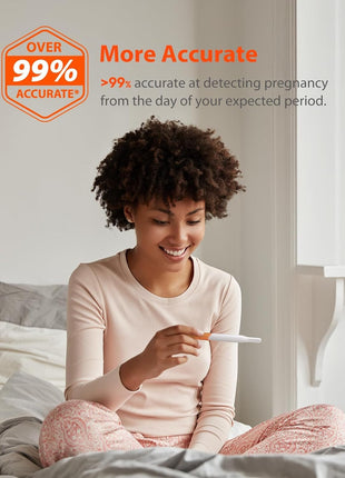 iHealth Early Pregnancy Tests, Early Detection at Home Pregnancy Test, 3 CT | hCG Test with 3-5-min results, Long Grip Handle for Easy Sampling, High Sensitivity, 3 individually sealed strips