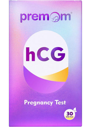 Premom Pregnancy Test Strips- 30 Pack Early Detection Pregnancy Test Kit Powered by Premom Ovulation Predictor iOS and Android APP