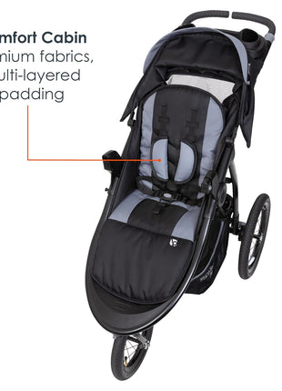 Baby Trend Expedition® Race TecTM Jogger, Ultra Grey