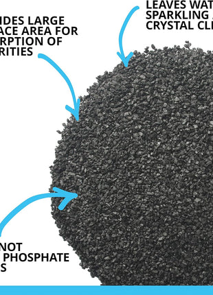 Fluval Carbon Filter Media for Aquariums, Premium Bituminous Carbon Inserts, 100-gram Nylon Bags, 3 Count (Pack of 1), A1440