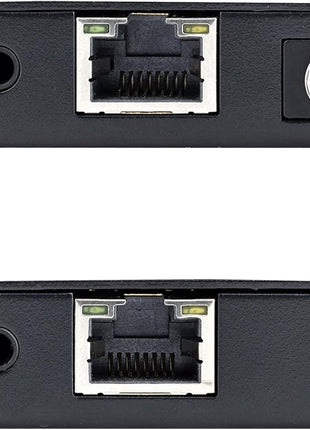 HDMI Extender over CAT6/CAT5, 4K 30Hz/130ft PoC HDMI over Ethernet Extender, HDMI Transmitter and Receiver kit, IR Extension