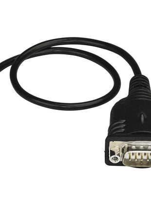 StarTech.com USB C to Serial Adapter Cable 16 inch (40cm) - USB Type C to RS232 (DB9) Converter Cable - USB-C Serial Cable for PLCs, Scanners, Printers - Male/Male - Windows/Mac/Linux (ICUSB232C)