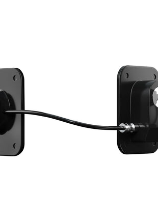 RORMGO Refrigerator Lock 2 Packs, Fridge Lock with Silicone Wire Protection Fridge Locks for Kids Easy to Use and Install Cabinet Locks with Key, Black