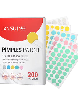 Pimples Patch, Professional Grade Hydrocolloid Patches, 200 Count, Non-Drying Acne Treatment