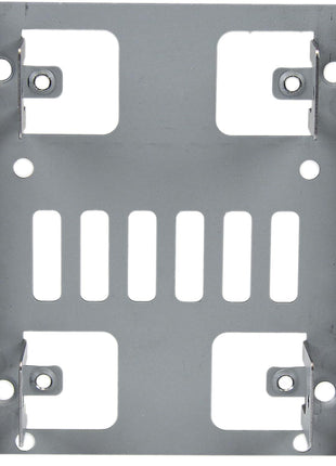 StarTech.com 2.5 inch to 3.5 inch SATA Hard Drive Mounting Bracket Kit - Dual SATA SSDs/HDDs Mounting Bracket for Mounting Bay , TAA (BRACKET25X2)