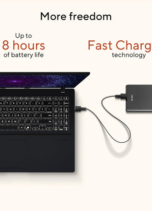 ASUS Vivobook 16 Laptop, Copilot+ PC, 16 inch WUXGA 60Hz Display, AMD Ryzen AI 5 340 with XDNA NPU, AMD Radeon Graphics, 16GB RAM, 512GB SSD, Quiet Blue, M1607KA-DS54