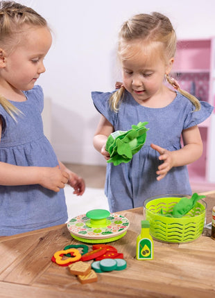 Melissa & Doug Salad Spinner Play Set, Pretend Play Food for Boys and Girls Ages 3+