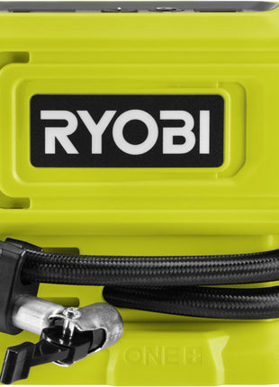 Ryobi - 18 V One+ 11 Bar Wireless Compressor - Tyre and Ball Inflation - Comes with 3 Tips (without Battery) - RPI18